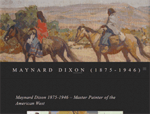 Tablet Screenshot of maynarddixon.org